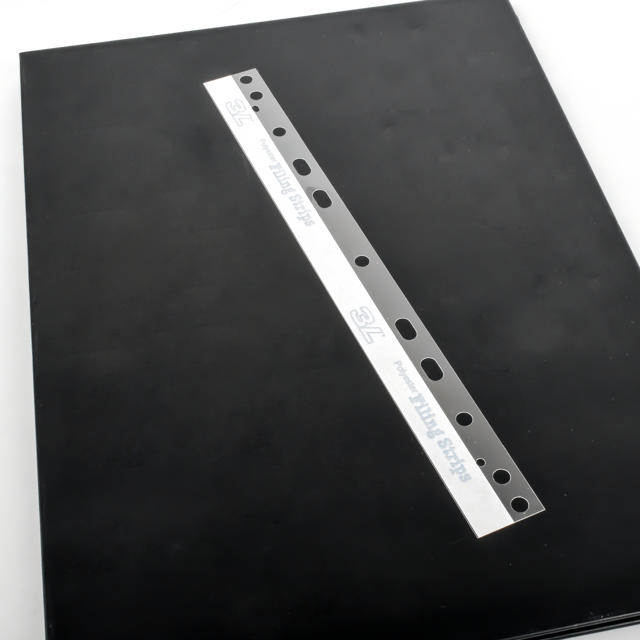 Zelfklevende ordnerstrook, permanent, A5, 125 mm
