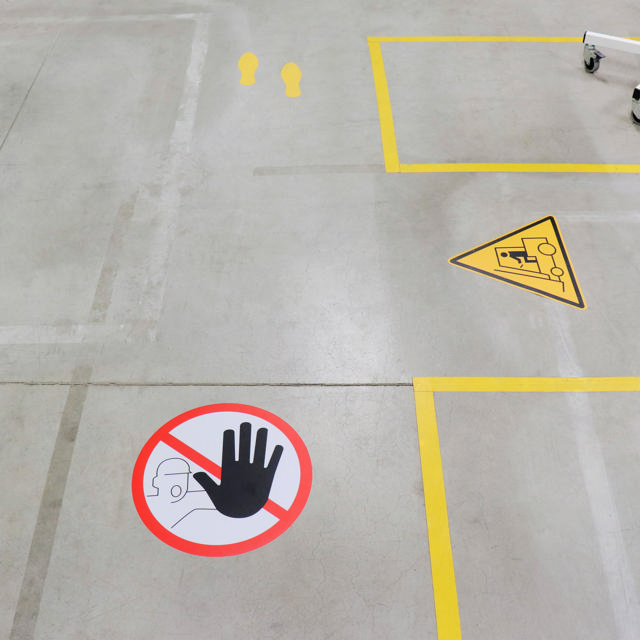 Zelfklevende veiligheidspictogram, Toegang verboden voor onbevoegd personeel